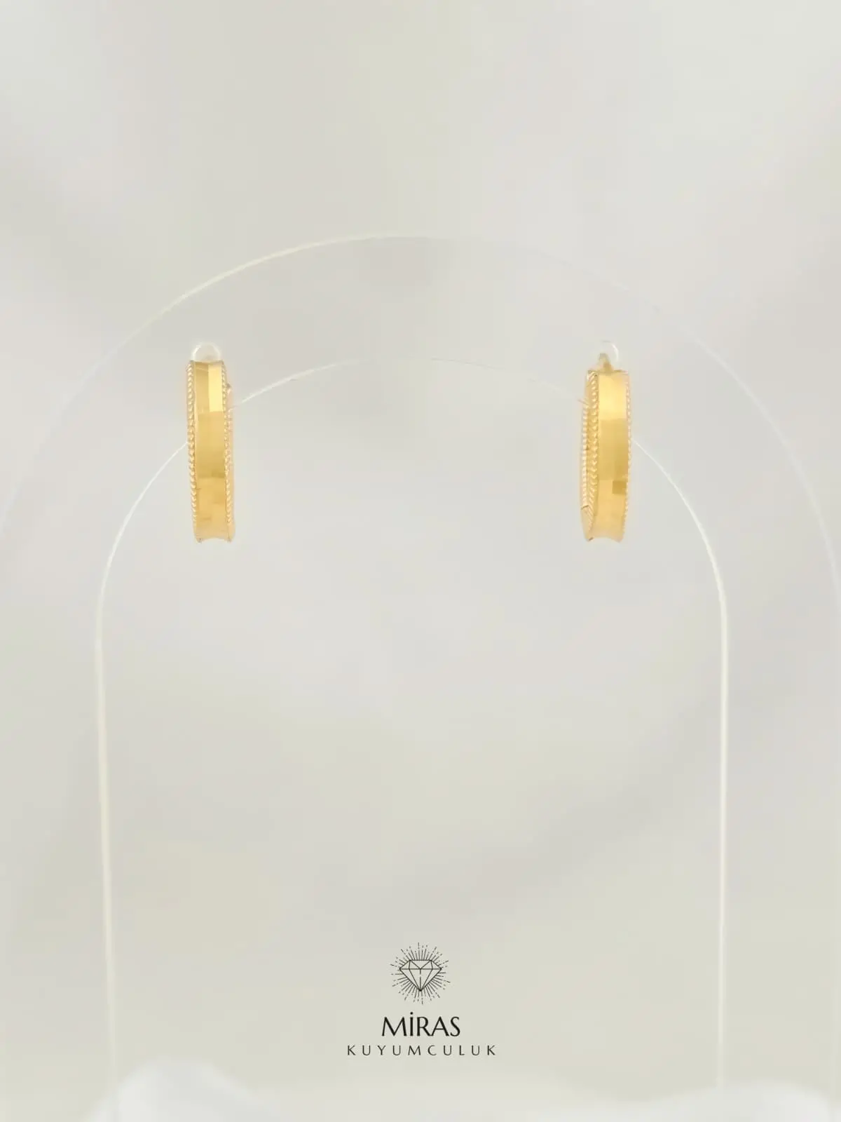 14 Ayar Altın - Klasik Ajda Küpe - K14KP349