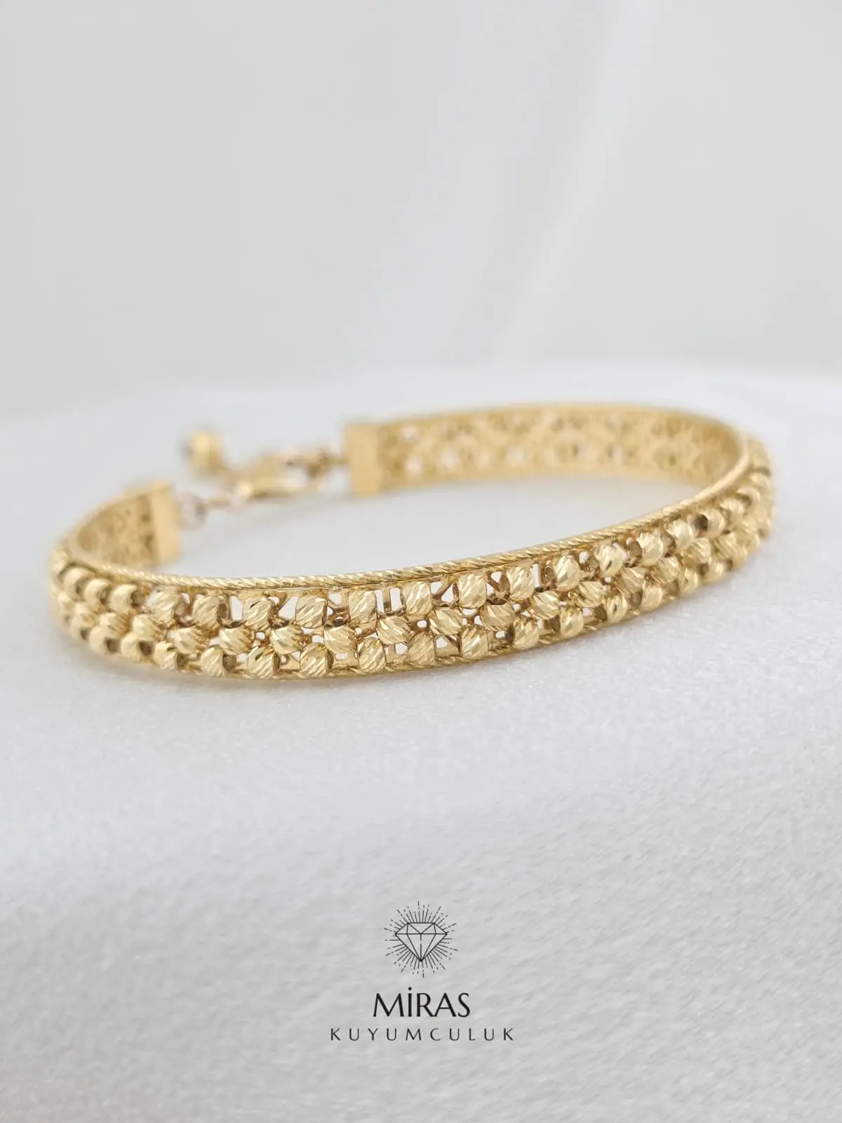 14 Ayar Altın - Dorika Kelepçe - K14KLP9