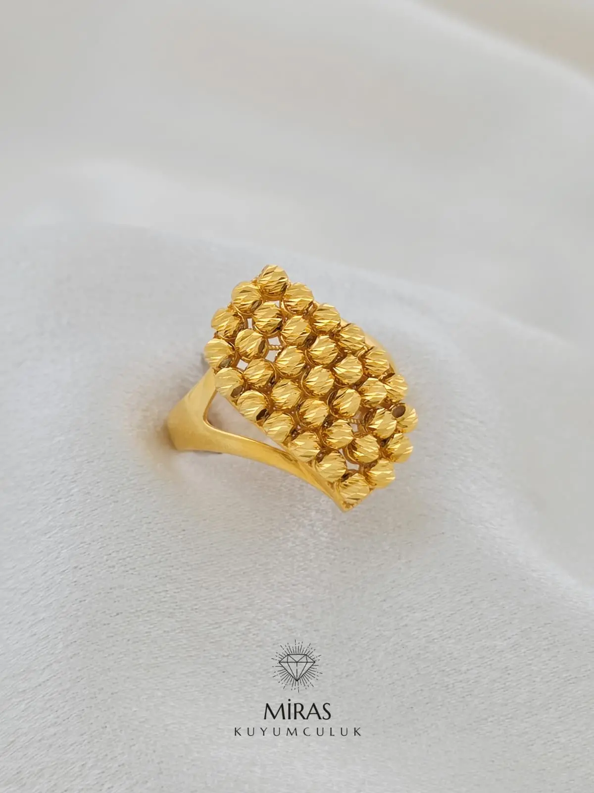 14 Ayar Altın - Dorika Yüzük - K14YZK165
