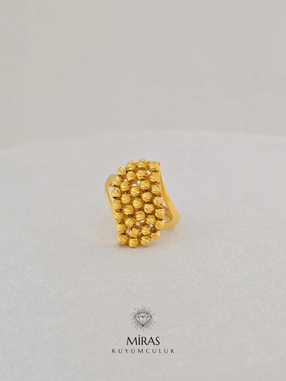 14 Ayar Altın - Dorika Yüzük - K14YZK165