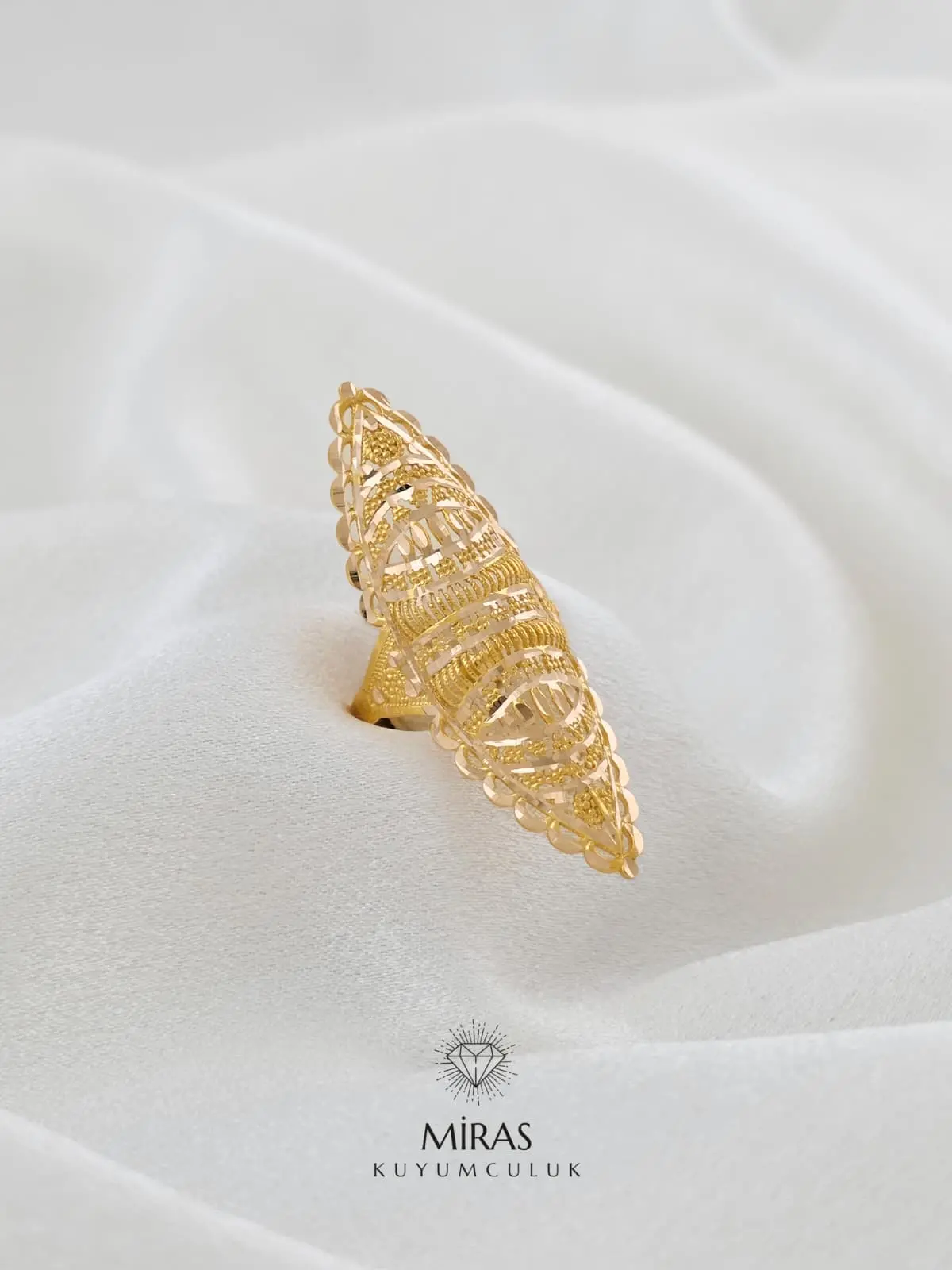 14 Ayar Altın - Hint Yüzük - 14YZK982
