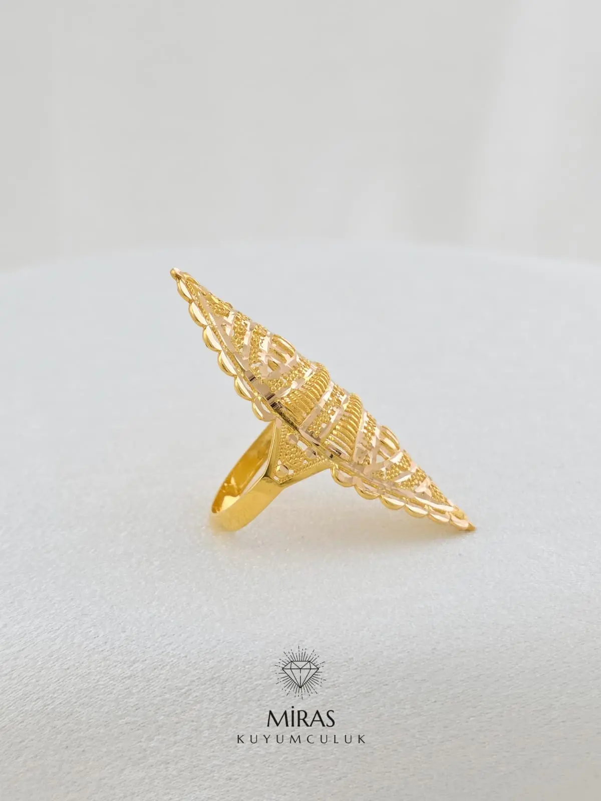 14 Ayar Altın - Hint Yüzük - 14YZK982