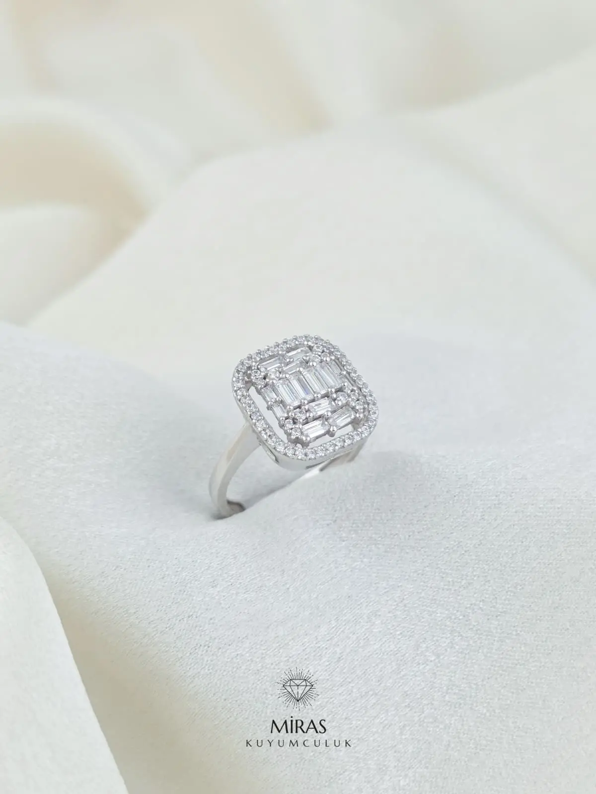 14 Ayar Altın - Baget Yüzük - K14YZK318