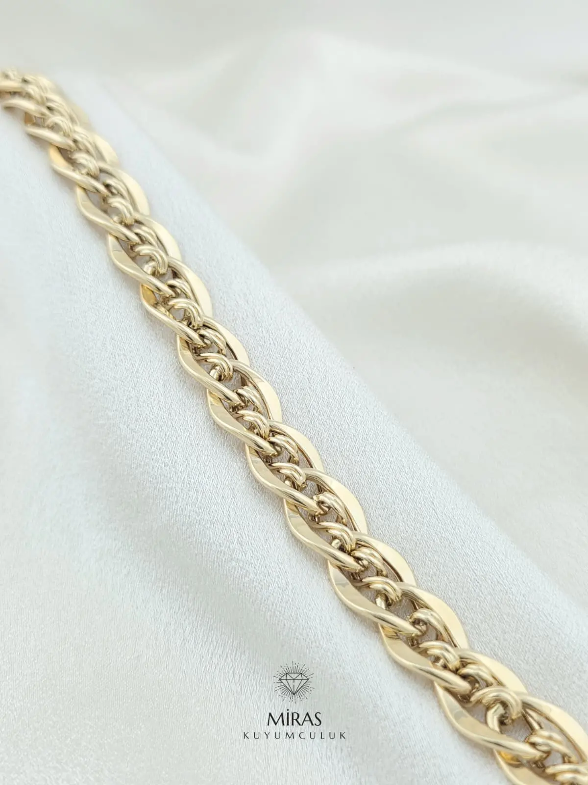 14 Ayar Altın - Hallow Bileklik - 14BLK1061