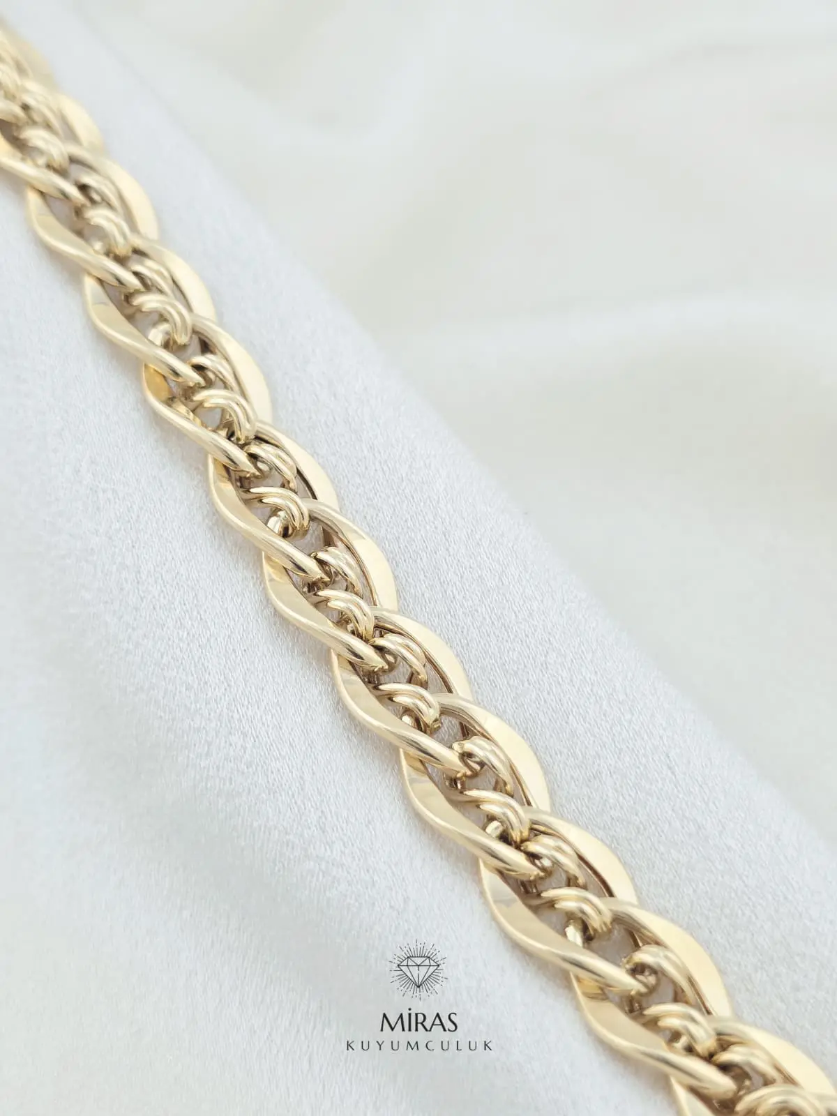 14 Ayar Altın - Hallow Bileklik - 14BLK1061