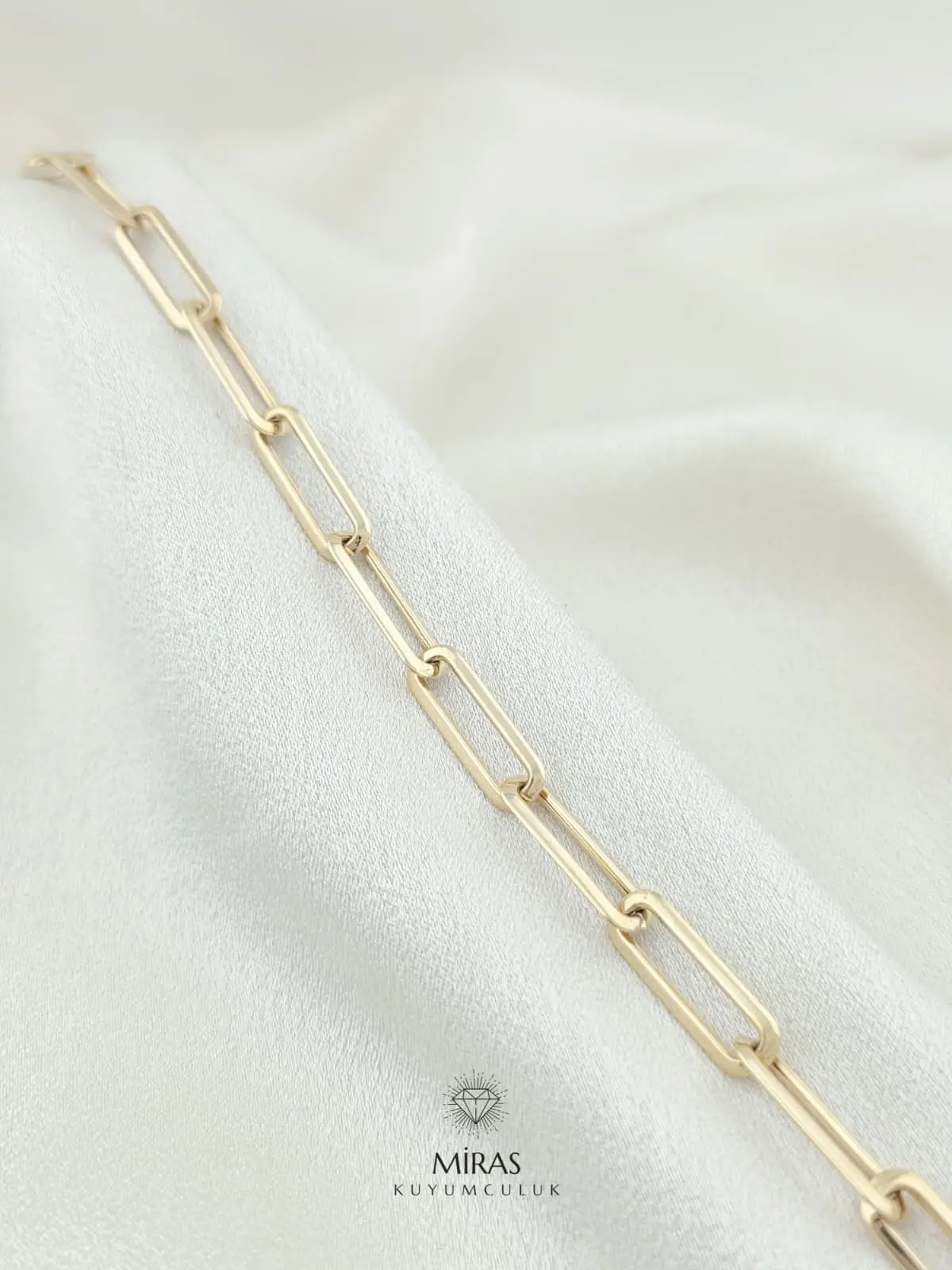 14 Ayar Altın - Ataç Bileklik - 14BLK1069