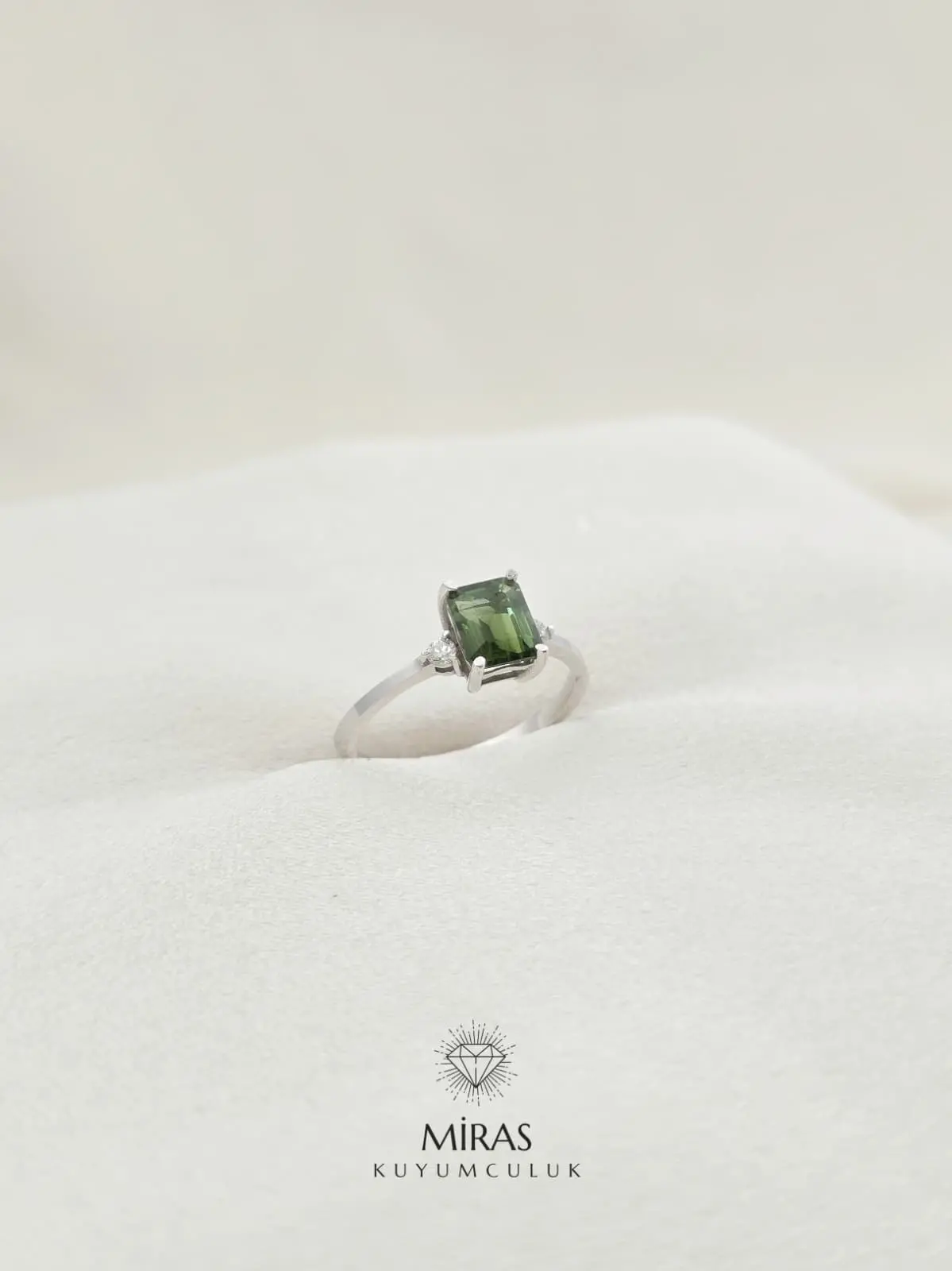 Pırlanta - 1.27 Karat Oktagon Pırlanta Yüzük - YZ00057